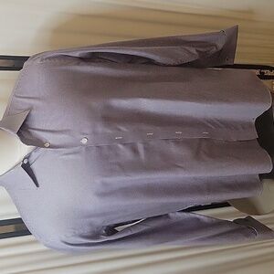 Marks & Spencer Savile Row Inspired Shirt, Houndstooth, French Cuffs, Size 17.5"